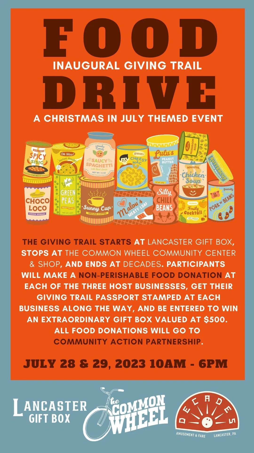 Christmas In July: The Giving Trail!