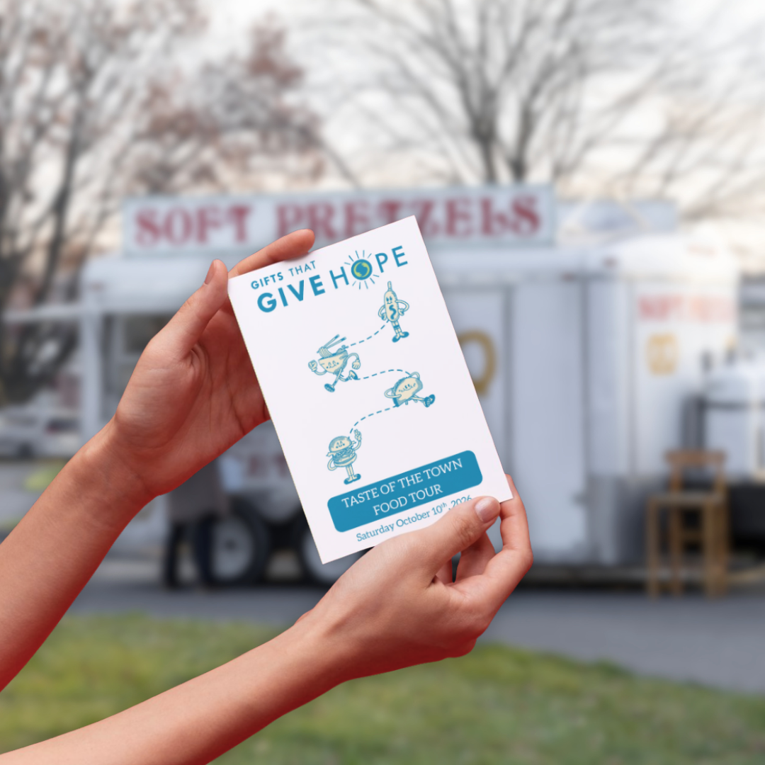 Introducing the Taste of the Town Food Tour at the Gifts That Give Hope Alternative Gift Fair